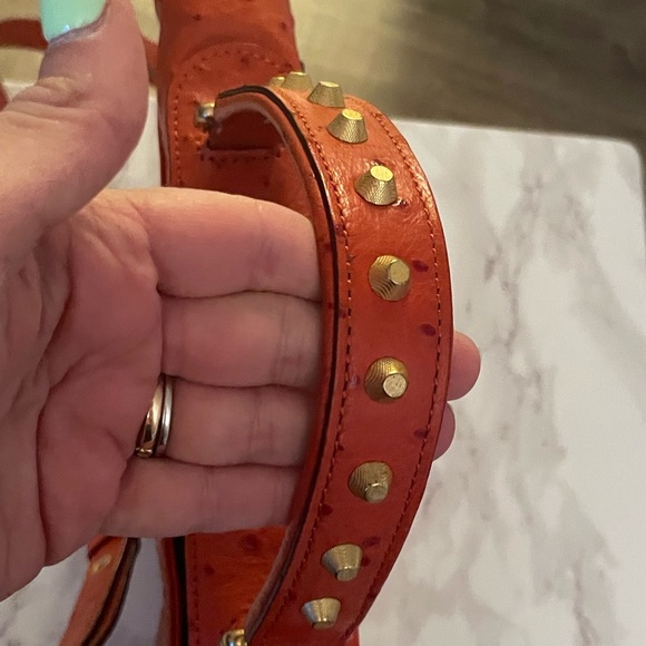 Rebecca Minkoff Ostrich Sachel Bag - Picture 11 of 12